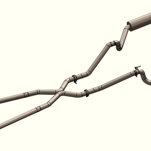 Jaguar XJS full high performance exhaust system